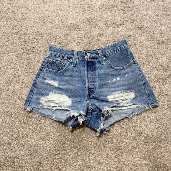 Levi’s 501 denim shorts 3 pairs - Picture 12 of 16